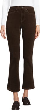 Lands' End High Rise Corduroy Kick Crop Pants