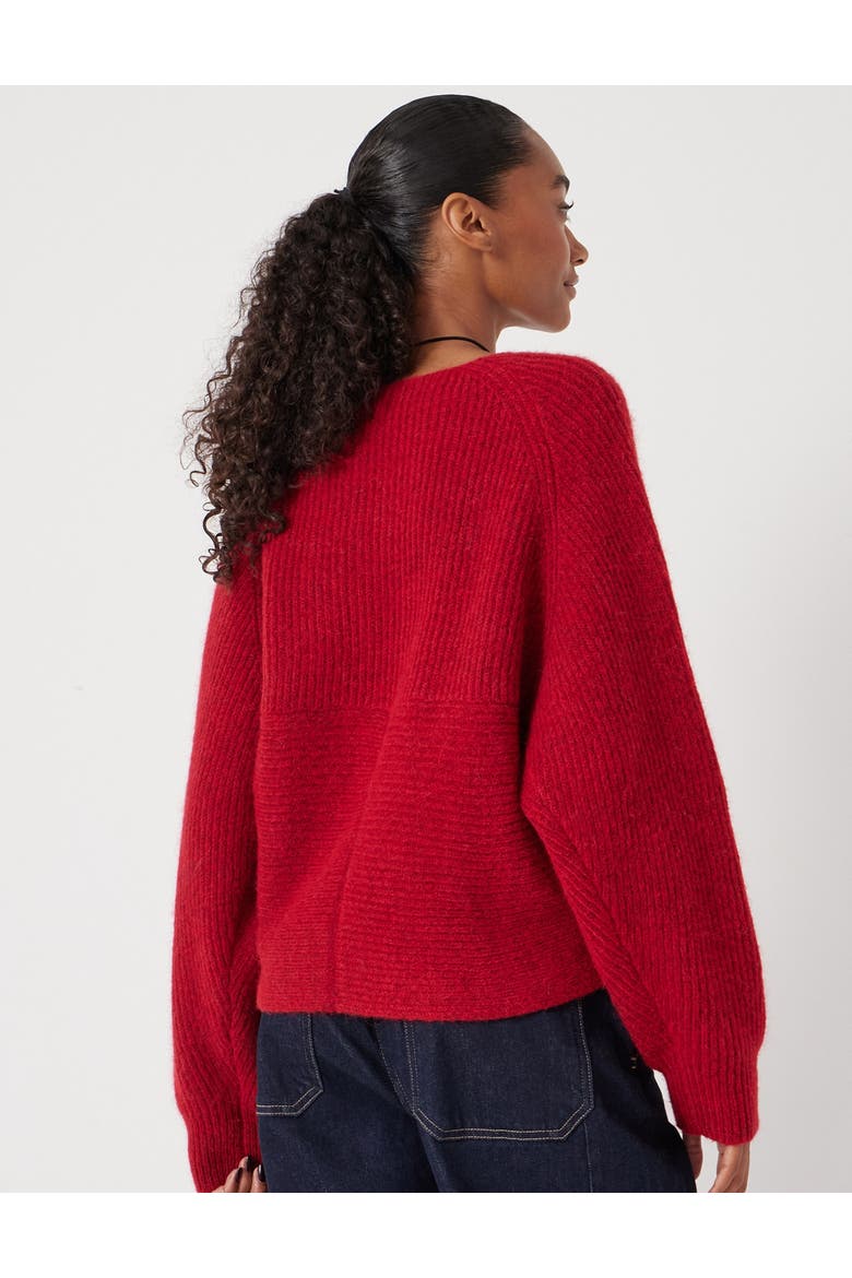 Betty Wool Blend Sweater, Alternate, color, Fiery Red