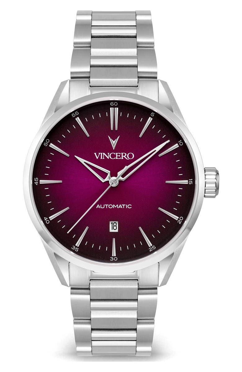 Vincero Icon Quasar Edition Automatic Bracelet Watch, 41mm, Main, color, Quasar