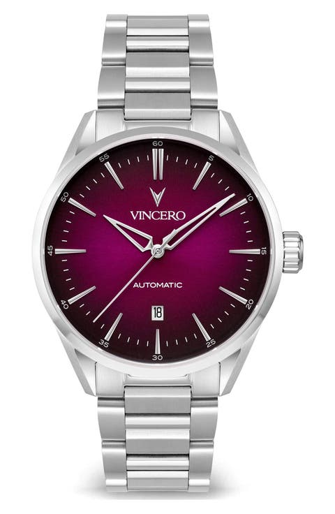 Icon Quasar Edition Automatic Bracelet Watch, 41mm