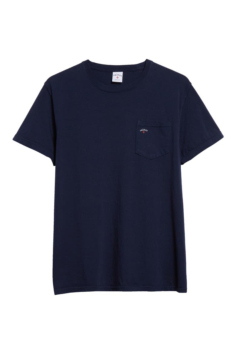 Core Logo Cotton Pocket T-Shirt, Alternate, color, NAVY