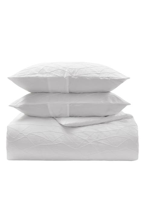 Abstract Crinkle Duvet & Shams Set