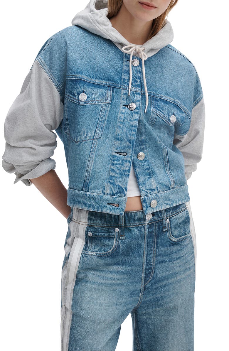 rag & bone Miramar Mixed Media Jacket, Main, color, Sport