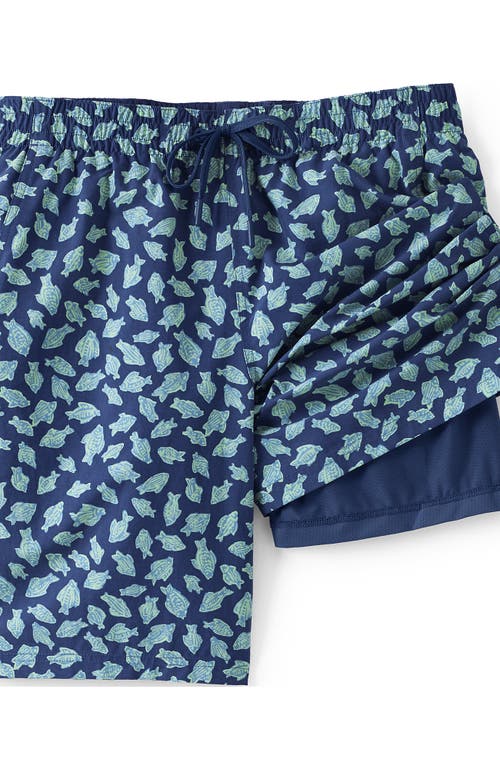 LANDS' END LANDS' END 9" VOLLEY HYDROLINER SWIM TRUNKS