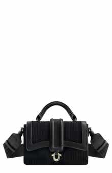 True Religion Corduroy Horseshoe Flap Bag