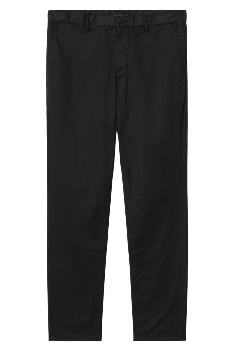 Lenny Slim Fit Chino Pants, Alternate, color, BLACK