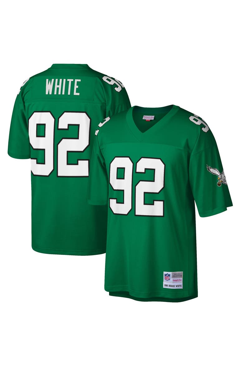 Men's Mitchell & Ness Reggie White Kelly Green Philadelphia Eagles Big & Tall 1990 Retired Player Replica Jersey, Main, color, Kelly Green