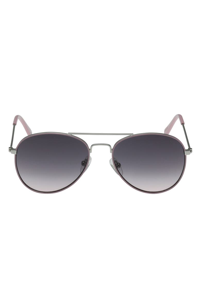 abercrombie kids Kids' Gradient Navigator Sunglasses, Main, color, Light Nickeltin / Gradient