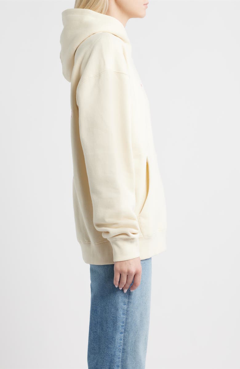 HAPPY CAMP3R You Can't Pour Embroidered Cotton Blend Hoodie, Alternate, color, Cream