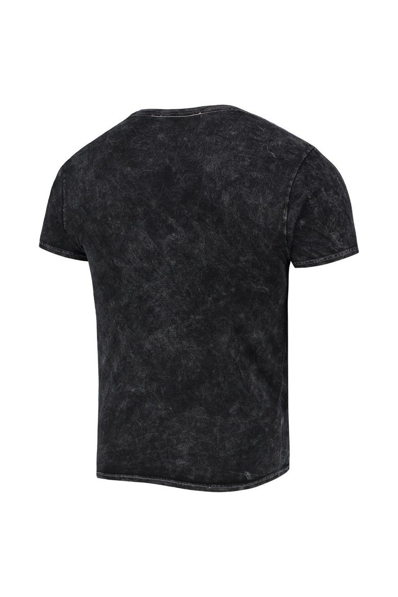 Men's '47 Black Toronto Raptors 75th Anniversary City Edition Mineral Wash Vintage Tubular T-Shirt, Alternate, color, Black