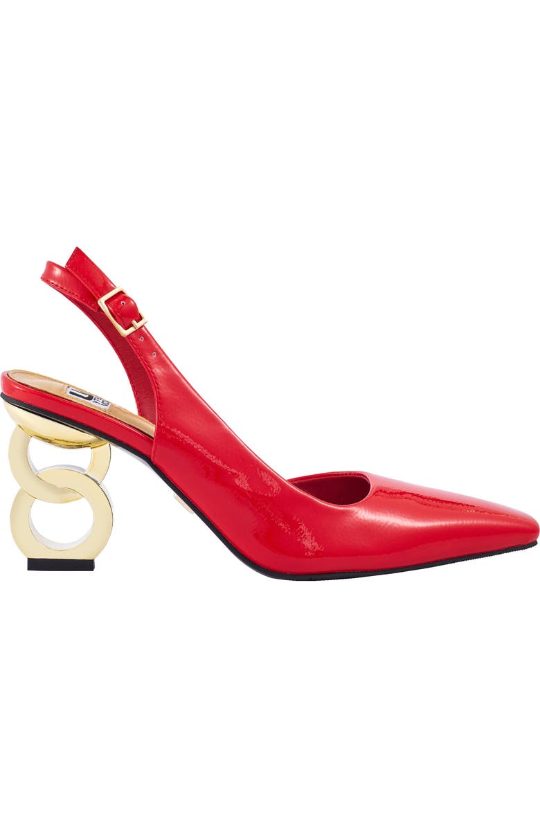 NINETY UNION Rain Slingback Pump, Alternate, color, Red