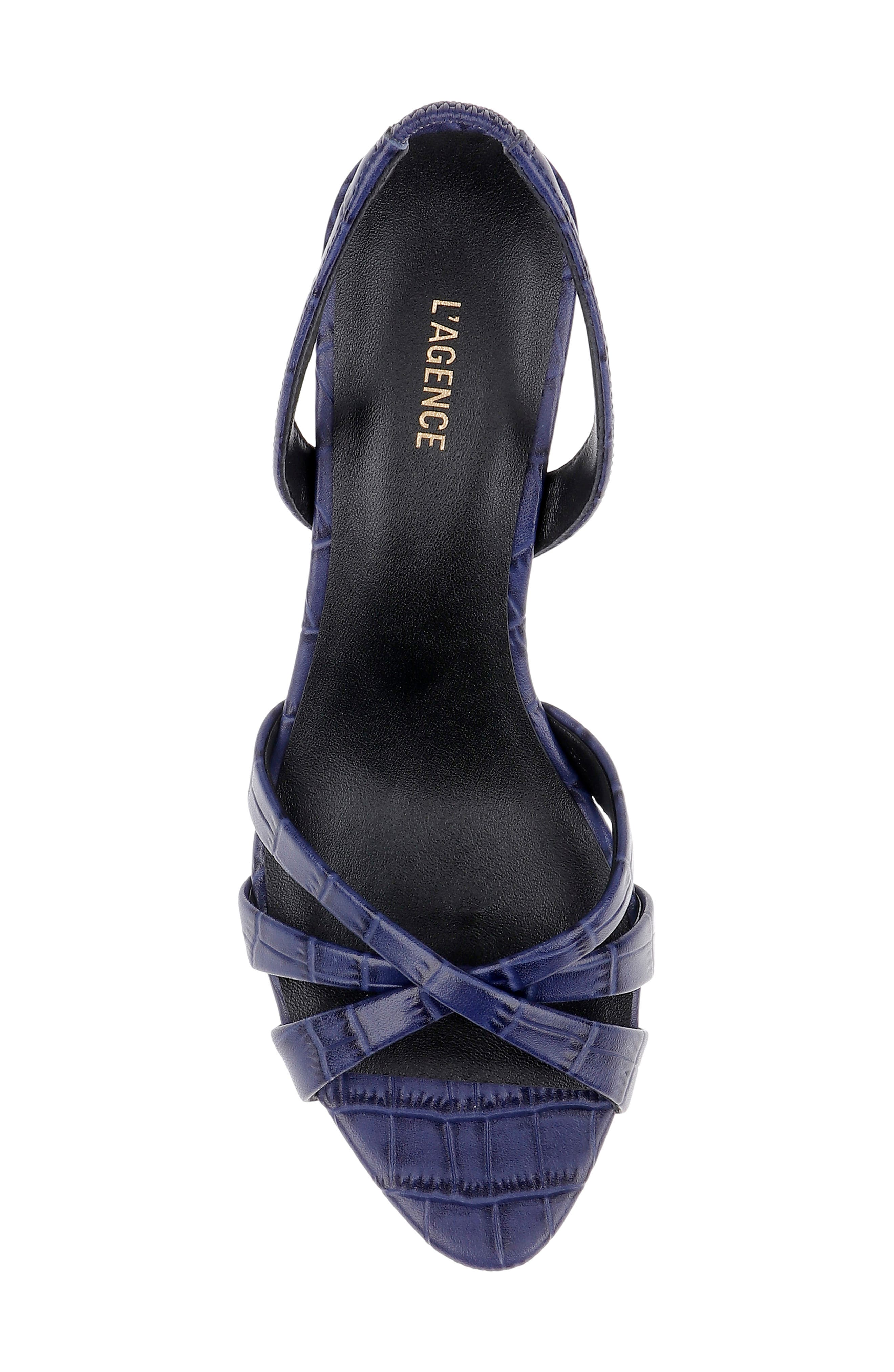 Colwill Slingback Sandal, Alternate, color, MIDNIGHT CROCO EMBOSSED