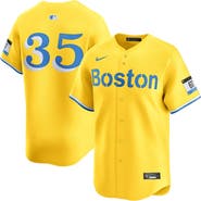 Nike Men's Nike Garrett Crochet Gold Boston Red Sox Alternate Limited Jersey