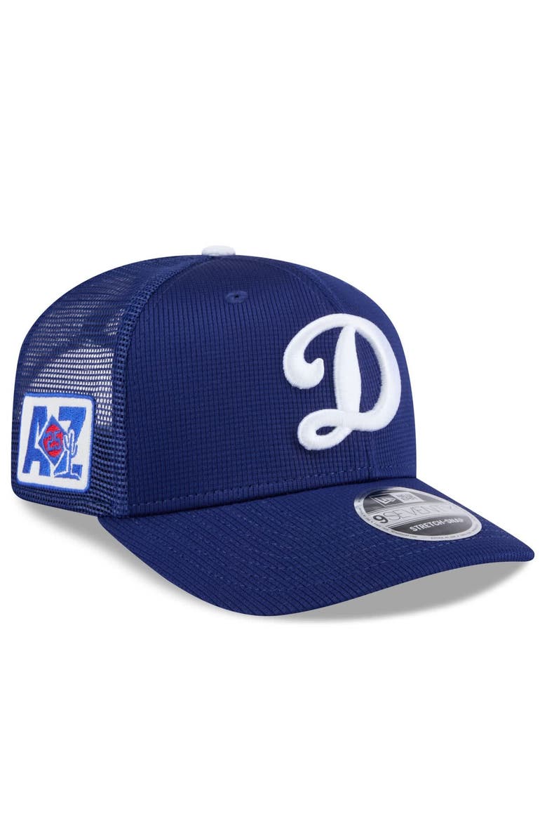 New Era Men's New Era  Royal Los Angeles Dodgers 2025 Spring Training 9SEVENTY Stretch-Snap Trucker Hat, Alternate, color, 