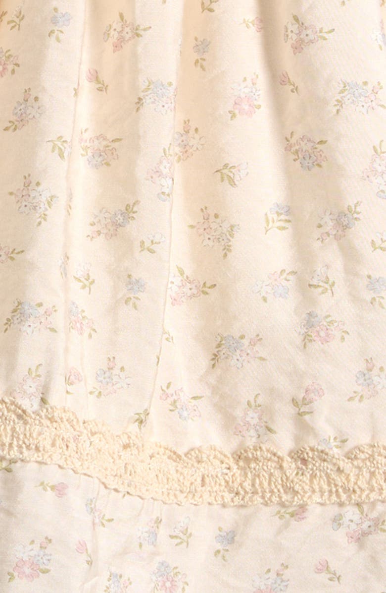 Pippa & Julie Floral Puff Sleeve Dress & Bloomers Set, Alternate, color, Cream