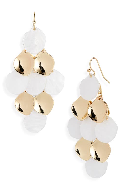 Nordstrom Chandelier Drop Earrings In White