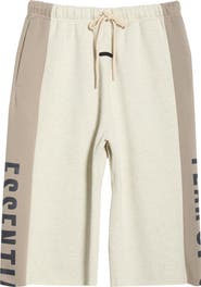 Fear of God Essentials Panelled Raw Cut Off Sweatpants