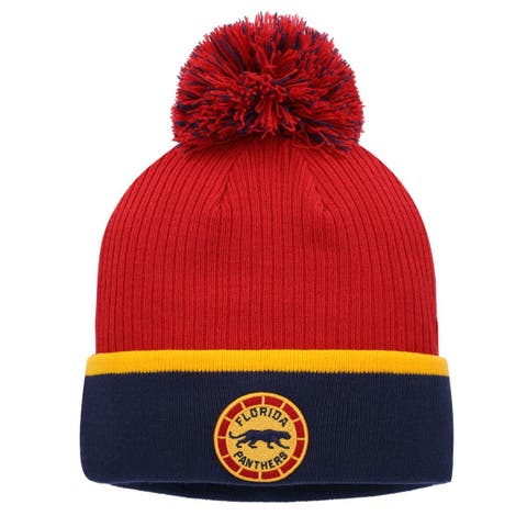 Women's Fanatics Navy/Red Florida Panthers 2026 NHL Winter Classic Cuffed Pom Knit Hat