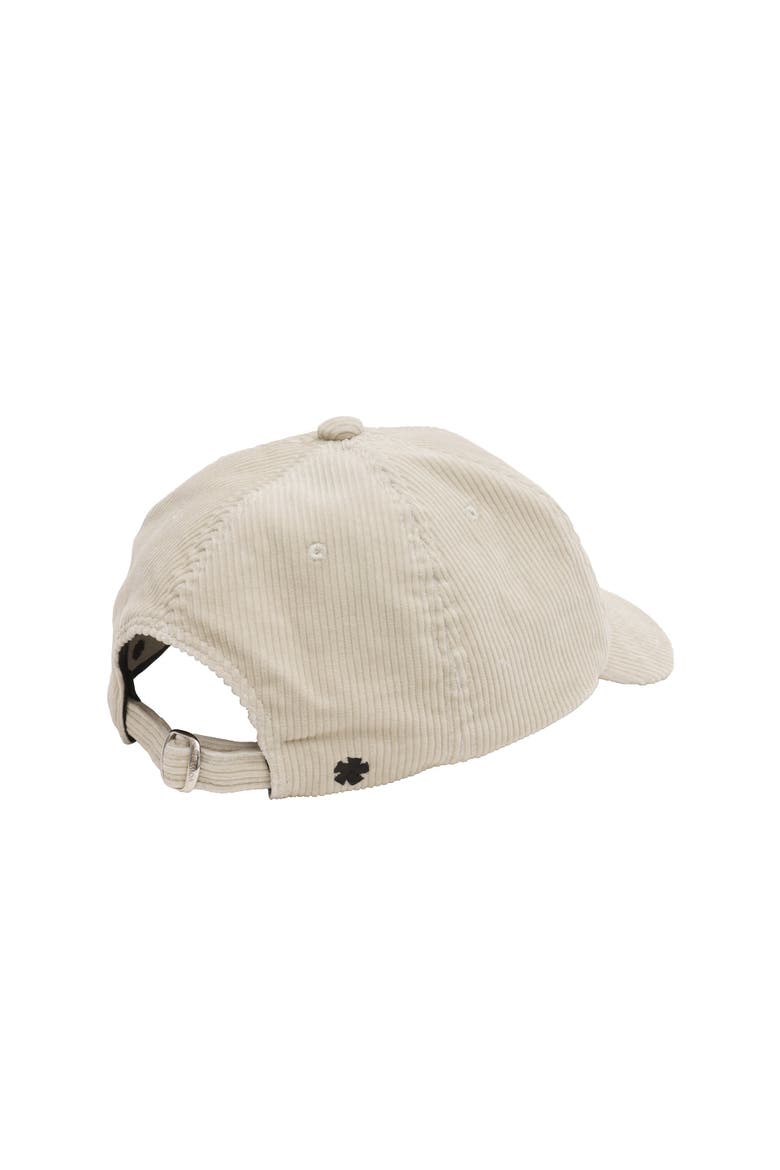 Corduroy Logo Cap, Alternate, color, Off White