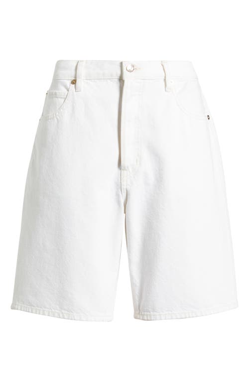 Frame The Leisure Denim Shorts In Nude