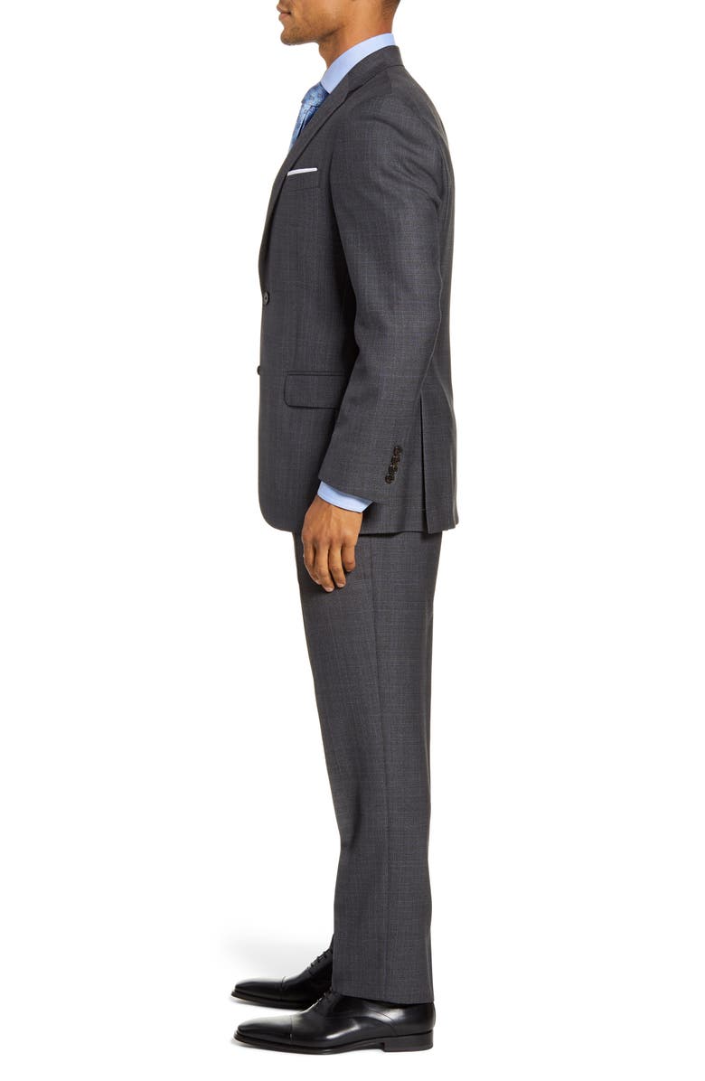 Hart Schaffner Marx Classic Fit Plaid Wool Suit, Alternate, color, 