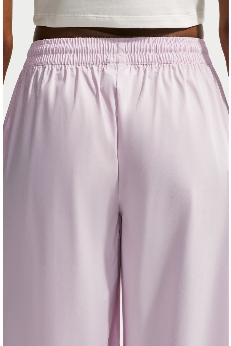 Wide Leg Pleated Cropped Pants, Alternate, color, BLEACHED LILAC/ WHITE