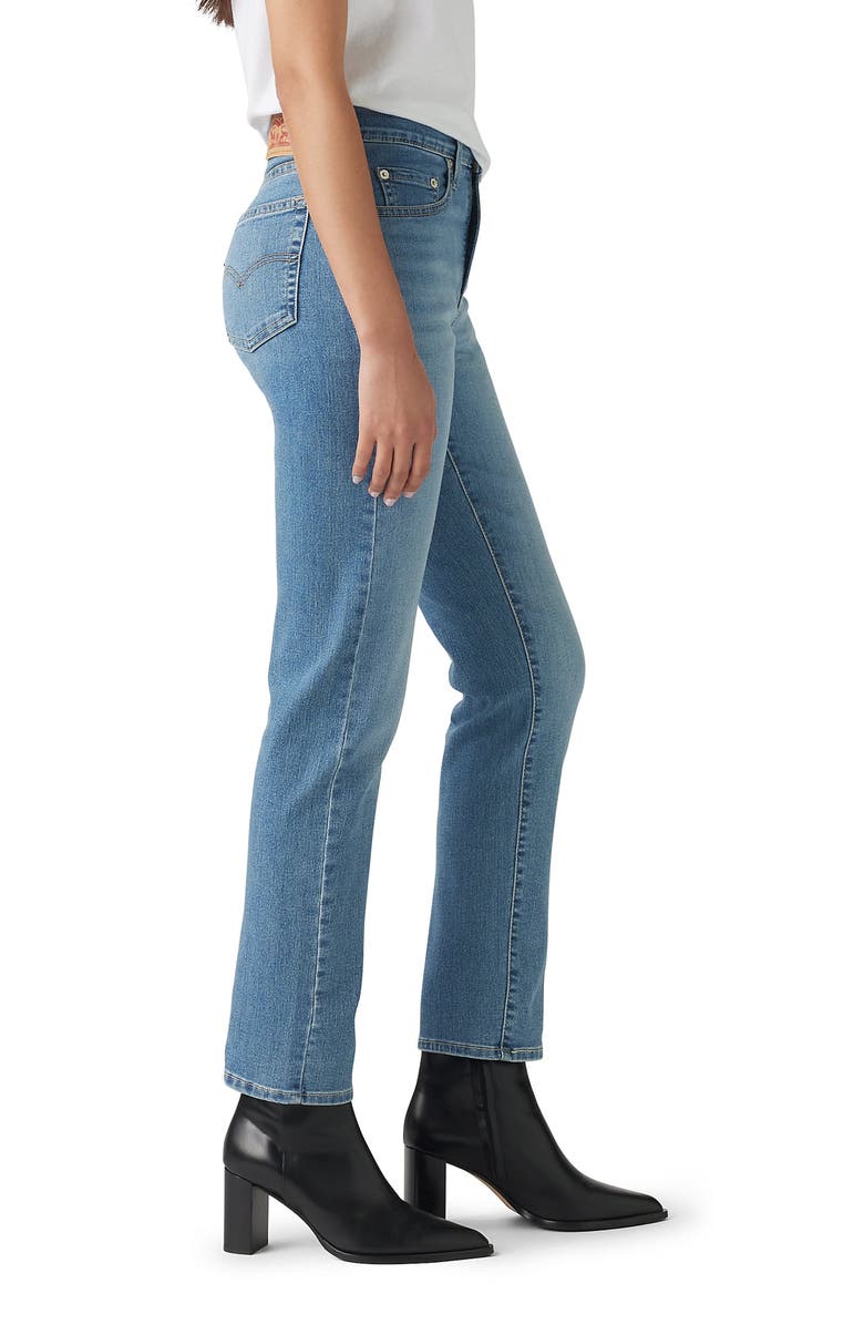 Levi's<sup>®</sup> 724<sup>™</sup> High Waist Straight Leg Jeans, Alternate, color, Eternal Indigo Mid