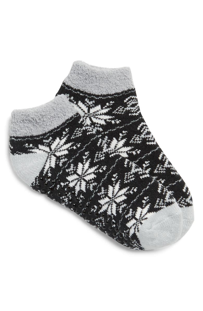 CUDDL DUDS Snowflake Grip Socks, Main, color, 