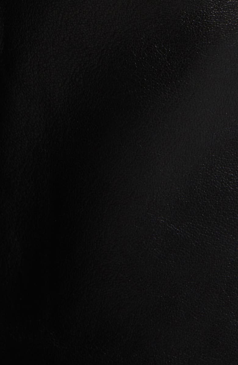 FRAME Lambskin Leather Pants, Alternate, color, Black