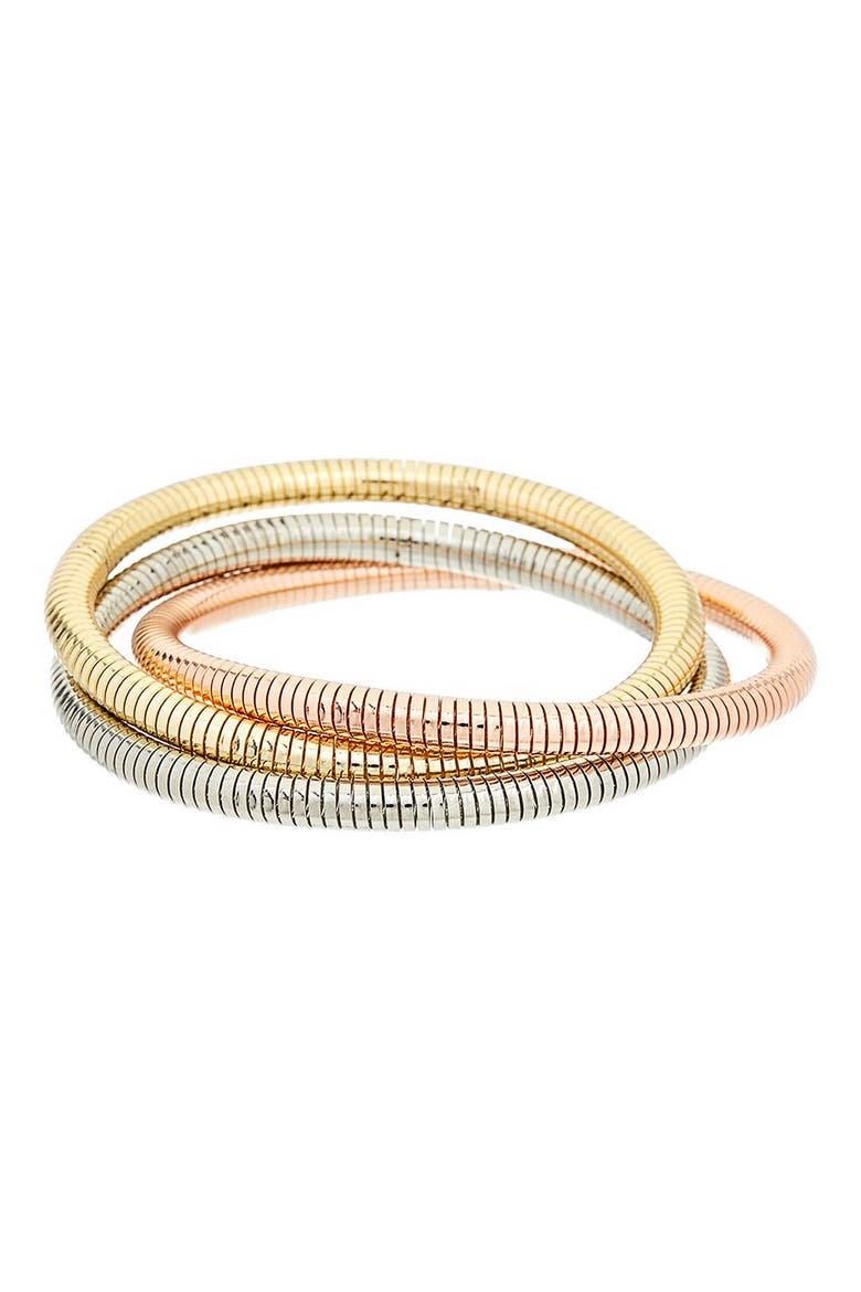 Tubogas Bangle, Main, color, WHITE