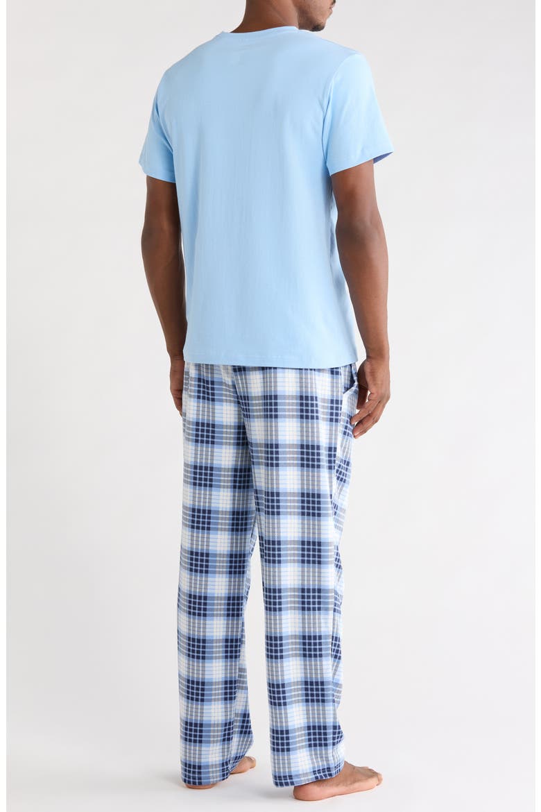 Crewneck T-Shirt & Pajama Pants Set, Alternate, color, DUTCH CANAL/ NANTUCKET BREEZE
