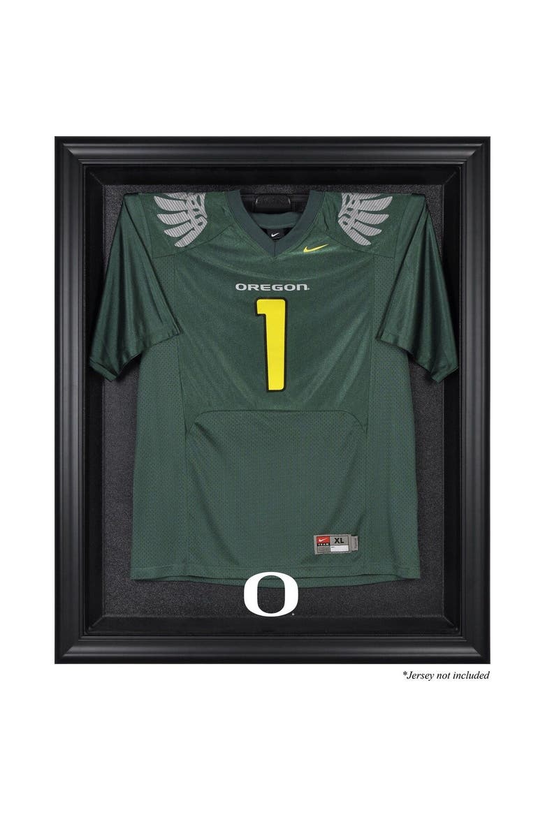 Oregon Ducks Black Framed Logo Jersey Display Case, Main, color, Black