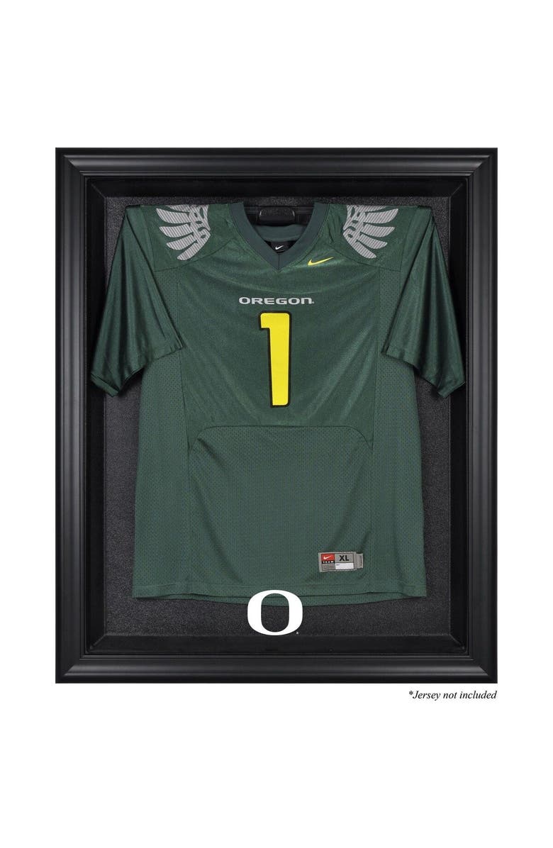 FANATICS AUTHENTIC Oregon Ducks Black Framed Logo Jersey Display Case, Main, color, 