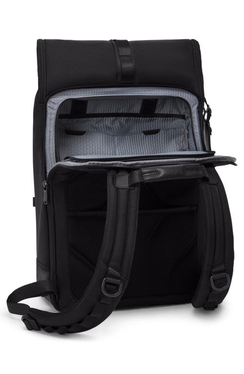 Tumi Surveillance Front Flap Backpack In Black