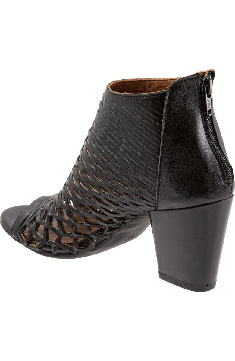 Bueno Zola Cutout Peep Toe Bootie, Alternate, color,