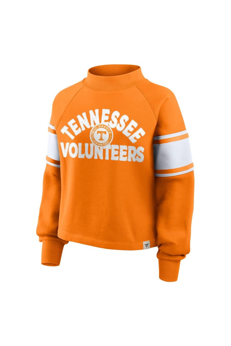 Women's Fanatics Tennessee Orange Tennessee Volunteers Oversized Hometown Premium Punt Coverage Raglan Pullover Sweatshirt, Alternate, color, Tennessee Orange