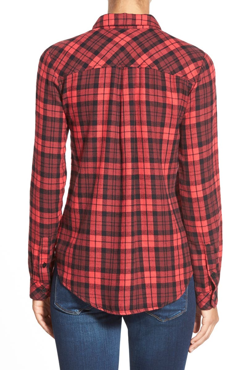 Sanctuary 'Hoyden' Plaid Flannel Shirt, Alternate, color,