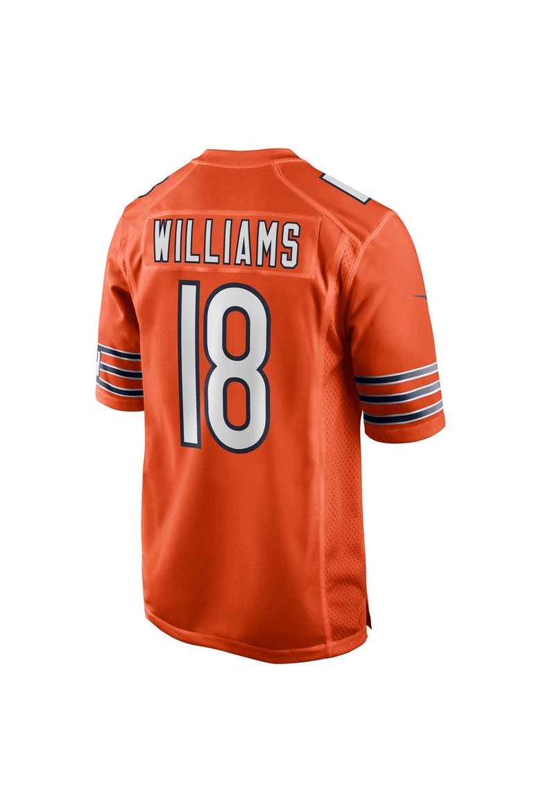 Men's Nike Caleb Williams Orange Chicago Bears Alternate 2024 NFL Draft First Round Pick Player Game Jersey, Alternate, color, Orange
