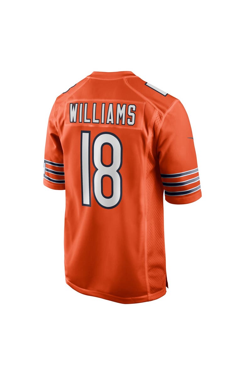 Nike Men's Nike Caleb Williams Orange Chicago Bears Alternate 2024 NFL Draft First Round Pick Player Game Jersey, Alternate, color, Orange