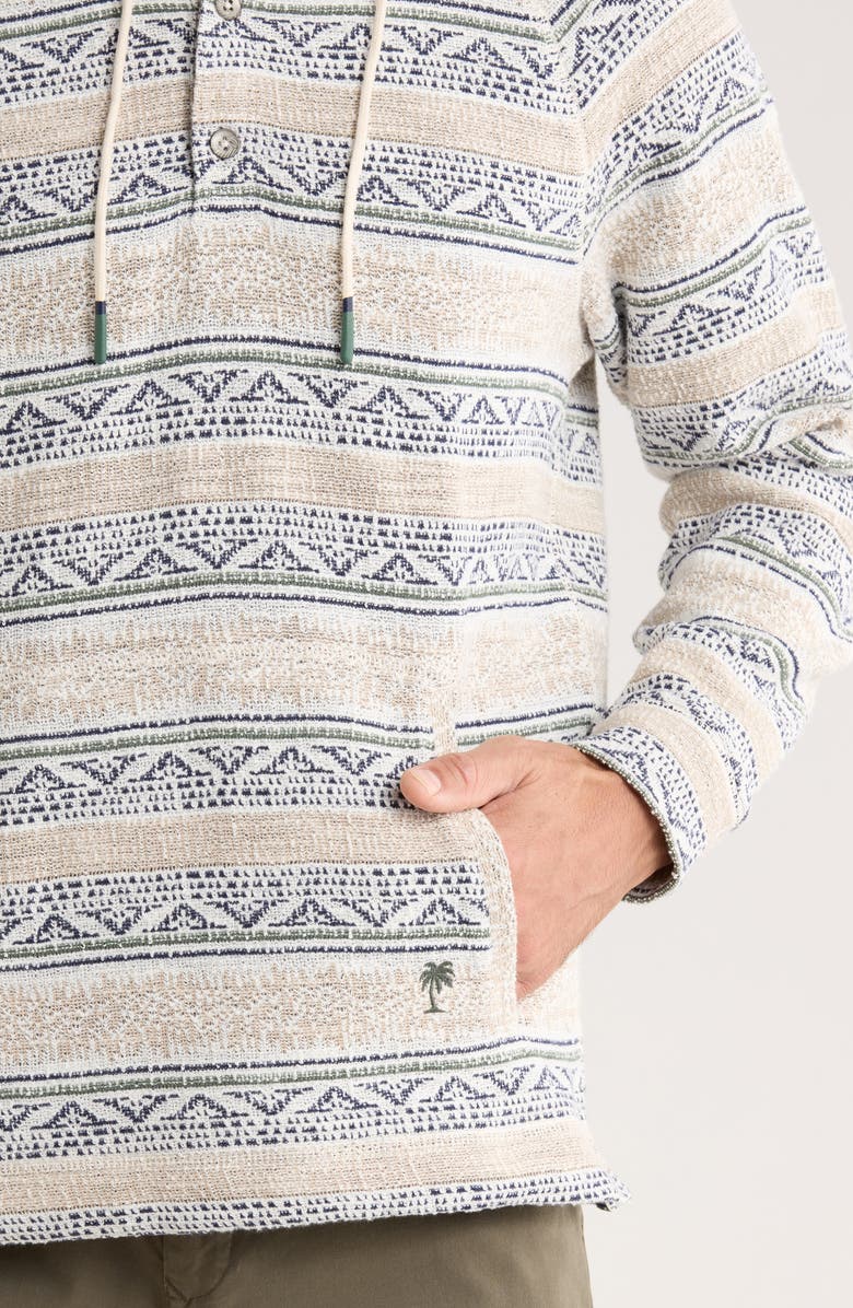 Tommy Bahama Golden Sands Baja Cotton Hoodie, Alternate, color, Coconut