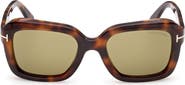 TOM FORD Natalia 52mm Square Sunglasses