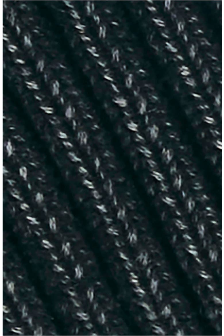 Storm Washed Cotton Cable Beanie, Alternate, color, BLACK