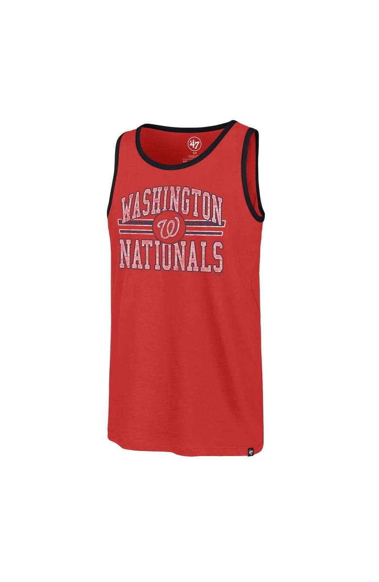 '47 Men's '47 Red Washington Nationals Winger Franklin Tank Top, Alternate, color, Red