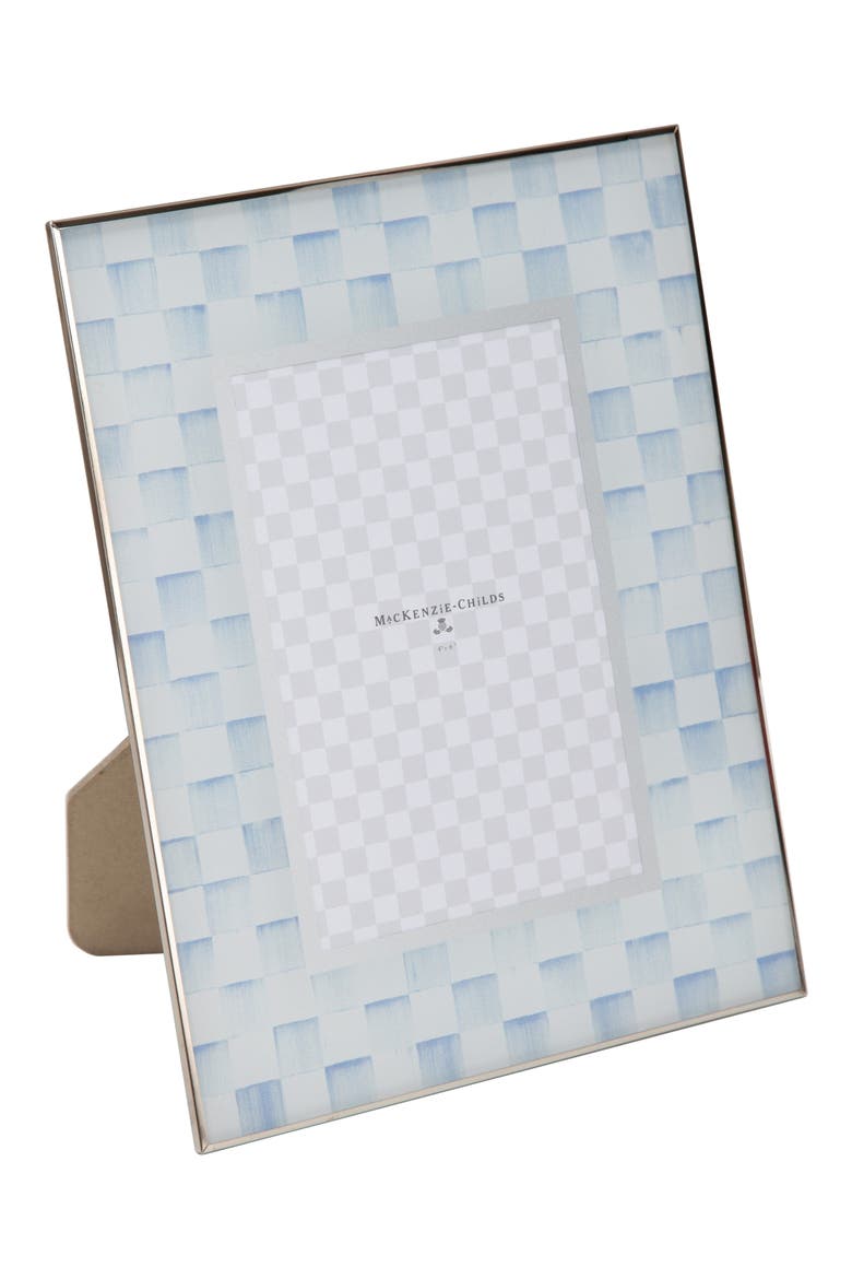Sky Check 4 x 6 Picture Frame, Main, color, BLUE