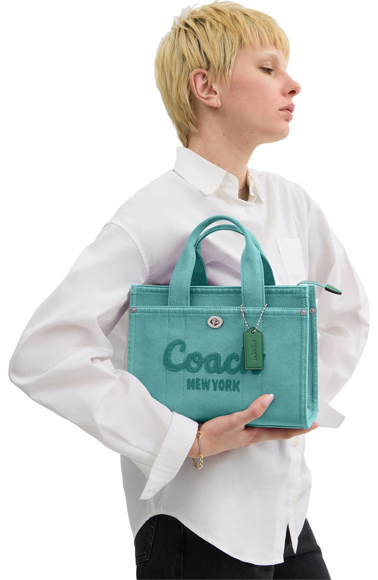 COACH Denim Cargo Tote 26, Alternate, color,