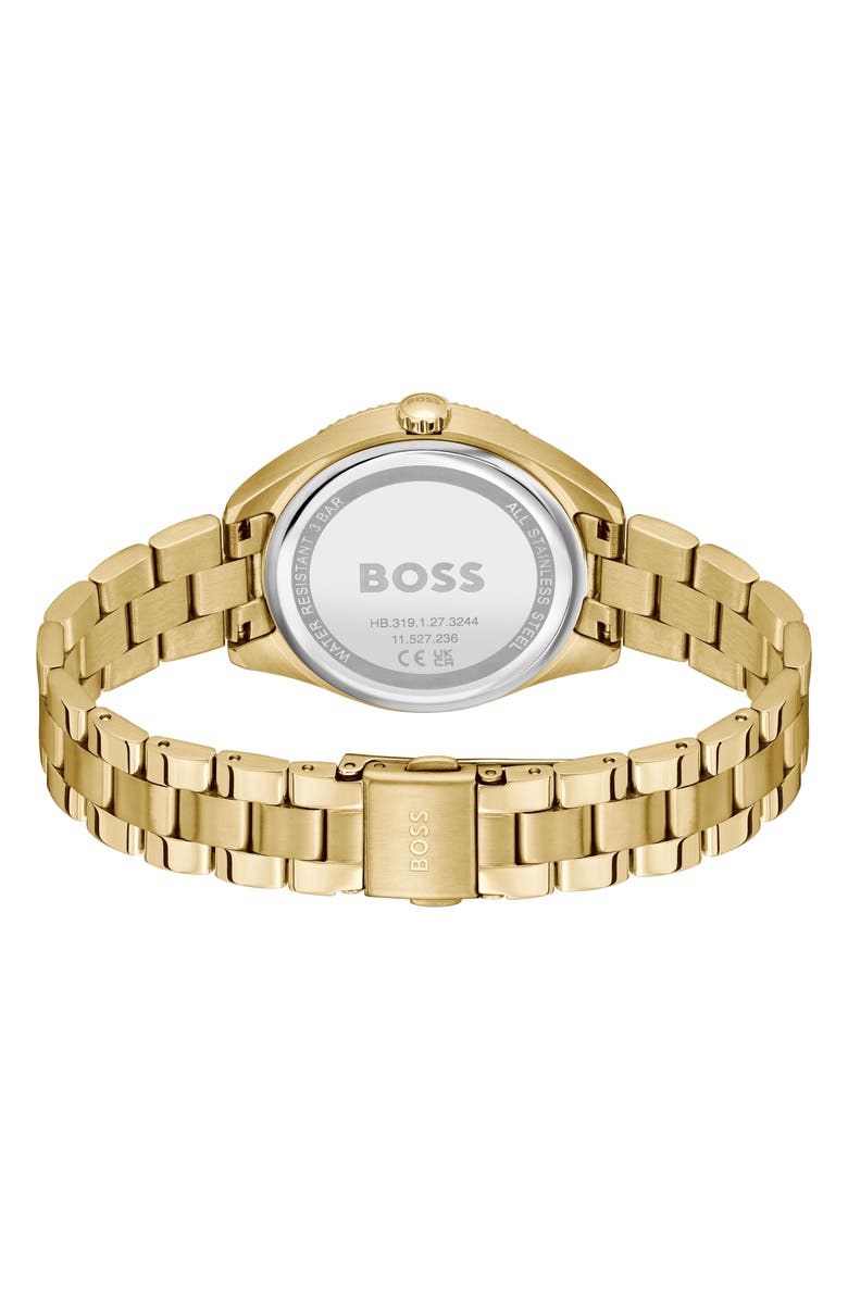 BOSS Sage Sport Bracelet Watch, 34mm, Alternate, color, Gold