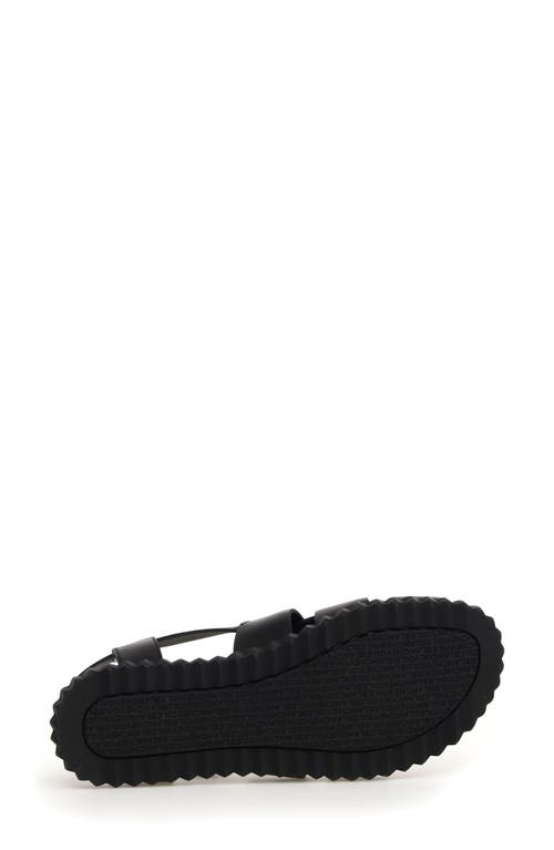 Shop Voile Blanche Alice Fisherman Sandal In Black