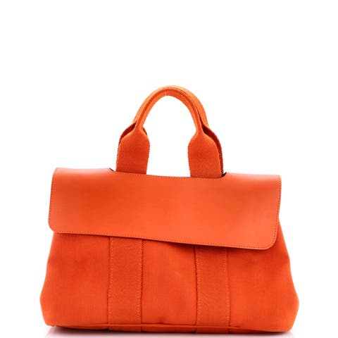 Valparaiso Bag Toile and Leather PM