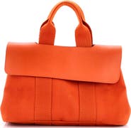 Pre-Owned Hermes Valparaiso Bag Toile and Leather PM