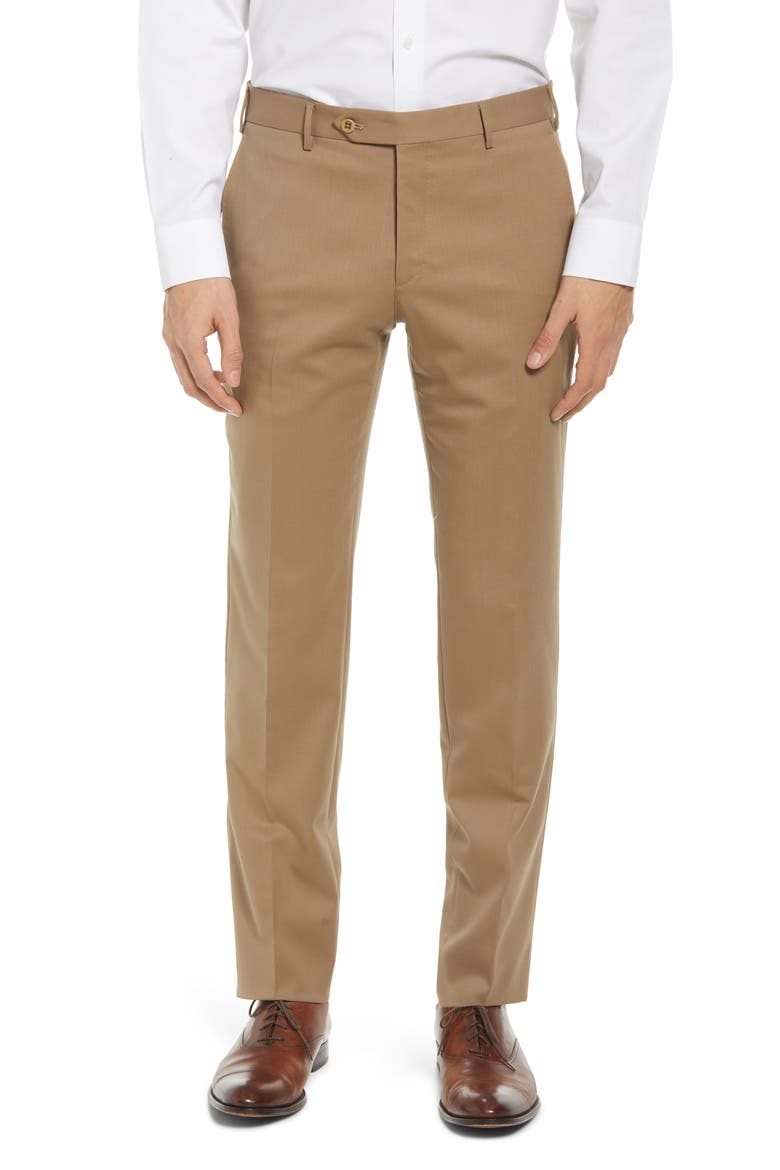 Parker Stretch Wool Trousers, Main, color, TAN